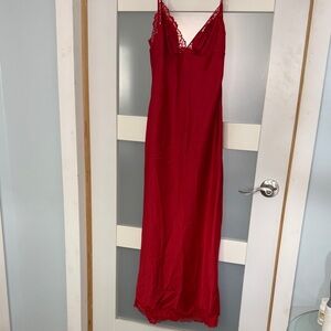 House of CB Red Lace Maxi Dress